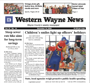 Image of the December 14, 2022 Western Wayne News front page.