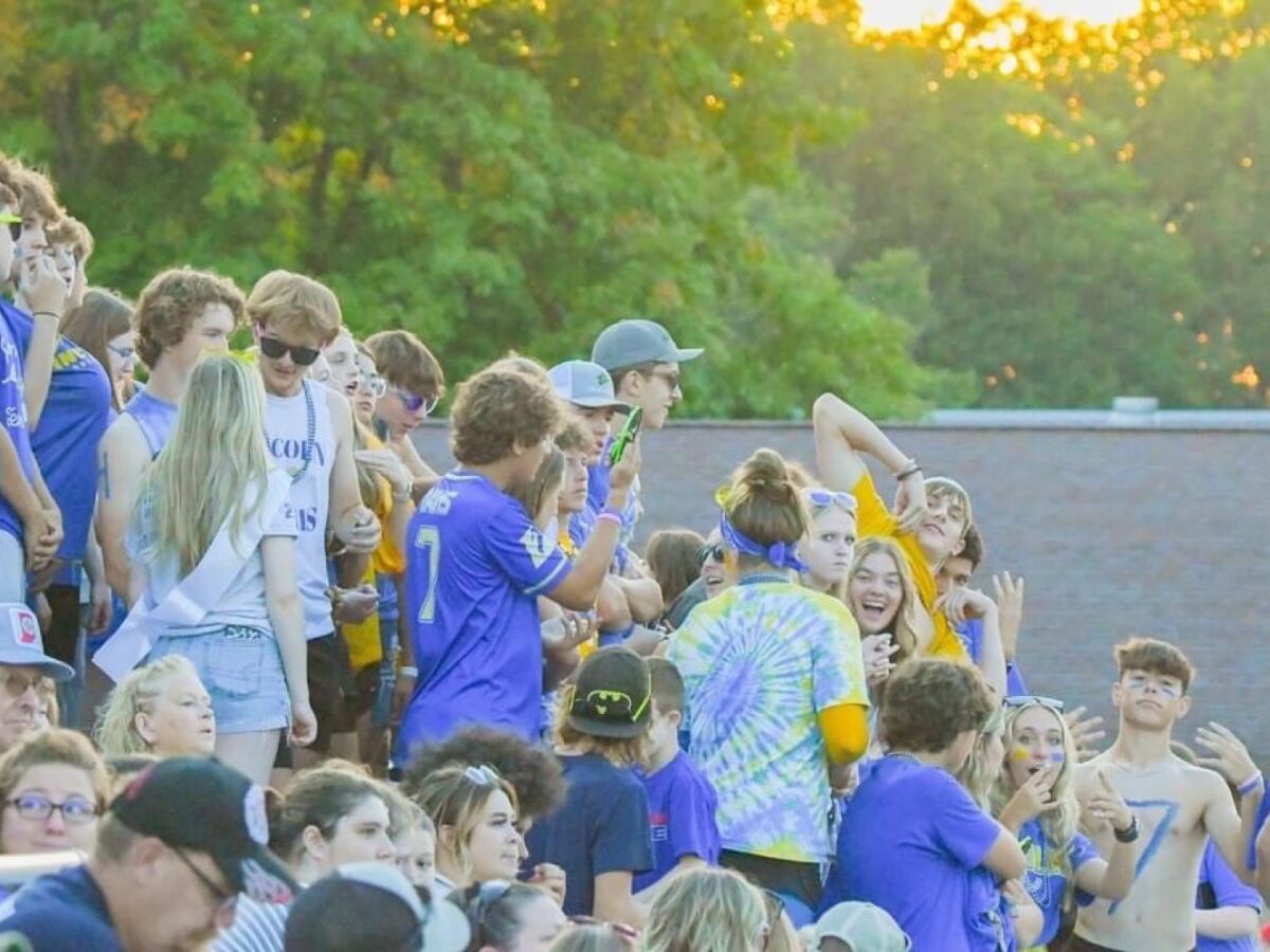 Student section keeps energy level high at games