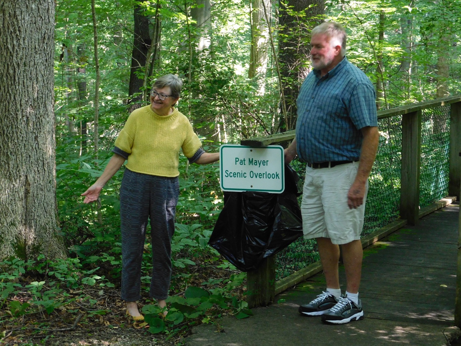 Viewpoint named after long-time leader