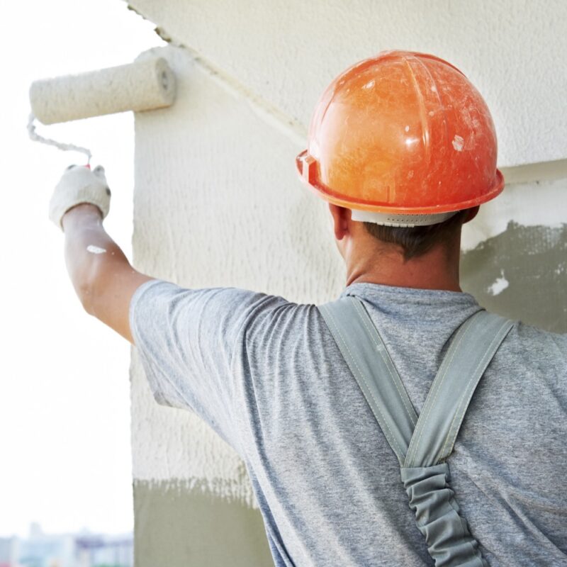 Paint freshens county highway buildings