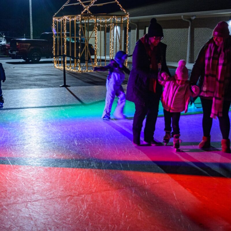 Iceless skating, carriage rides return to festival