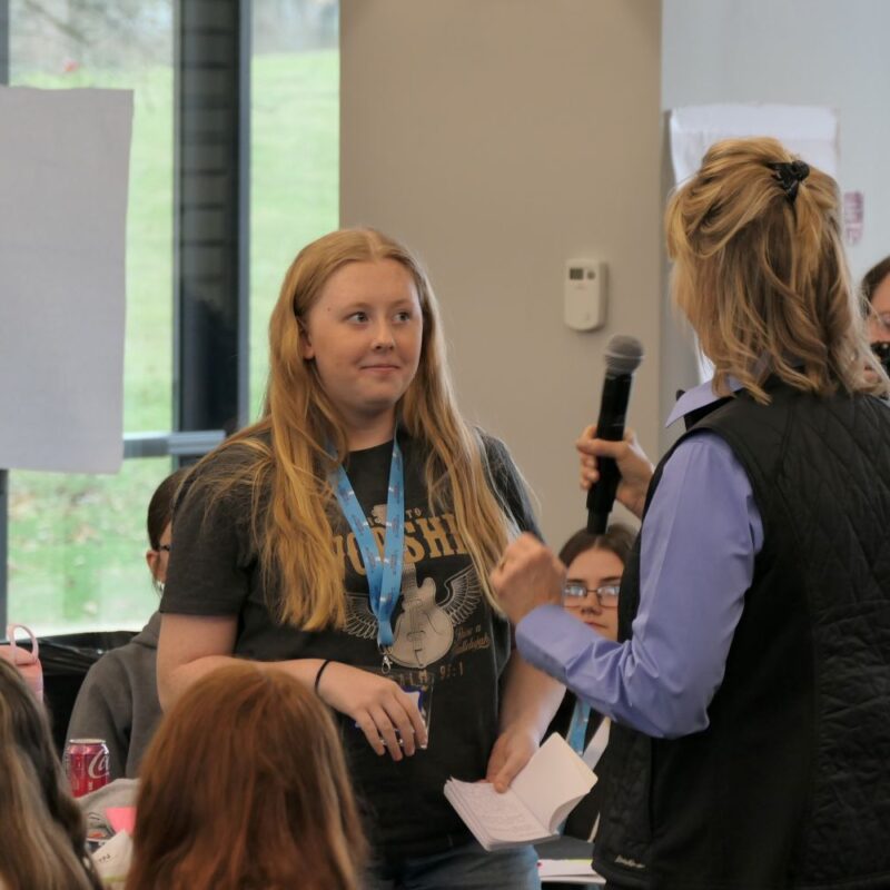 Photo: Students strategize