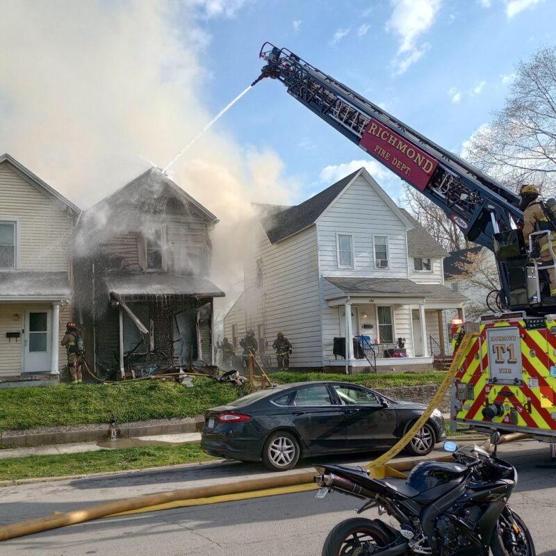 Burn victims hospitalized after explosion, fire