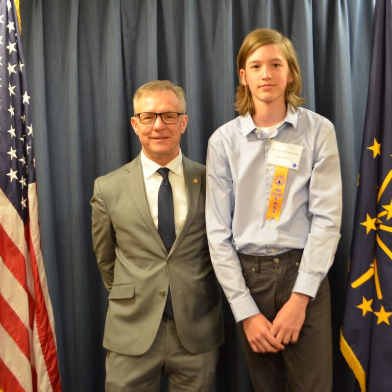 Students serve as pages for Indiana legislature