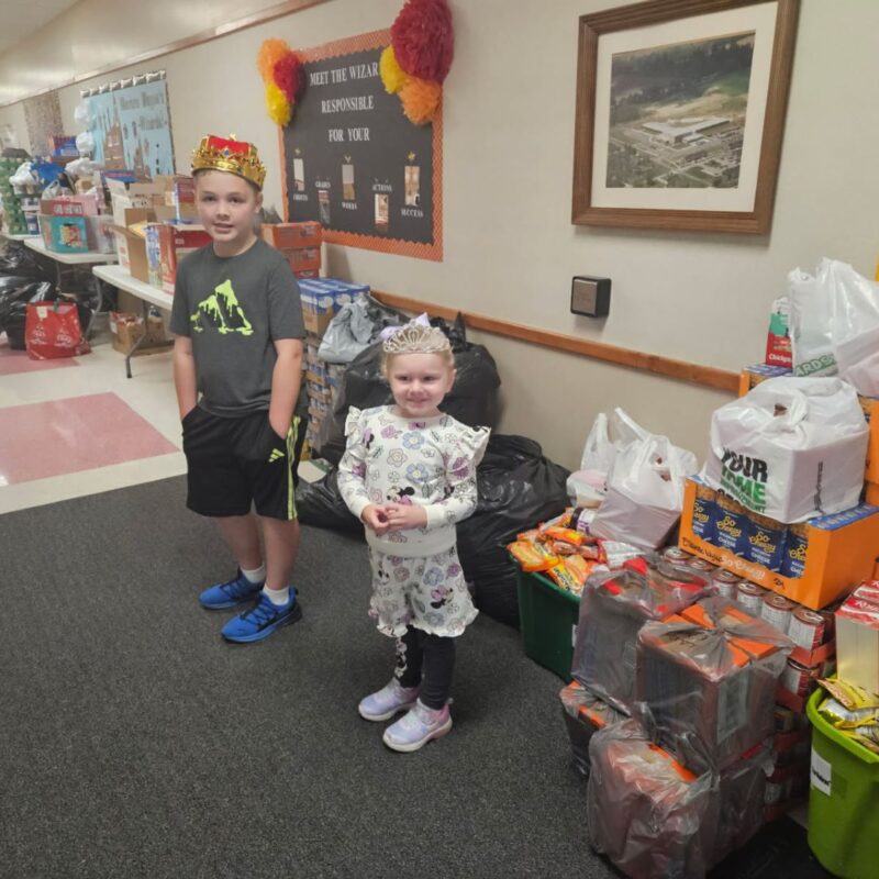 Students collect 6,000+ food items before Canal Days 