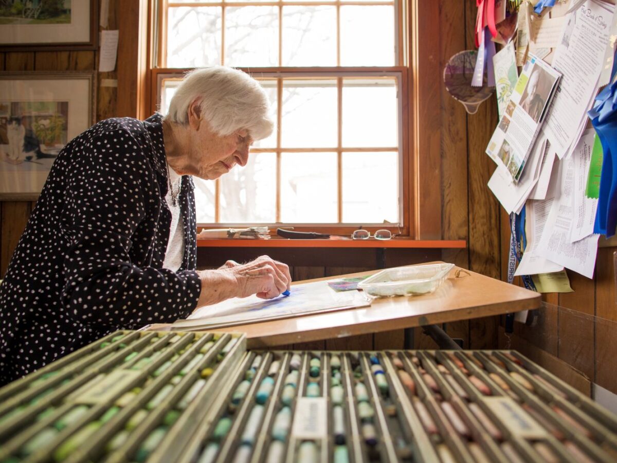 Artist, 106, urged staying ‘useful’