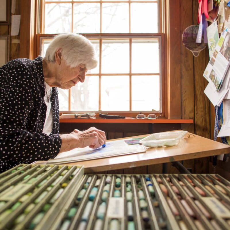 Artist, 106, urged staying ‘useful’