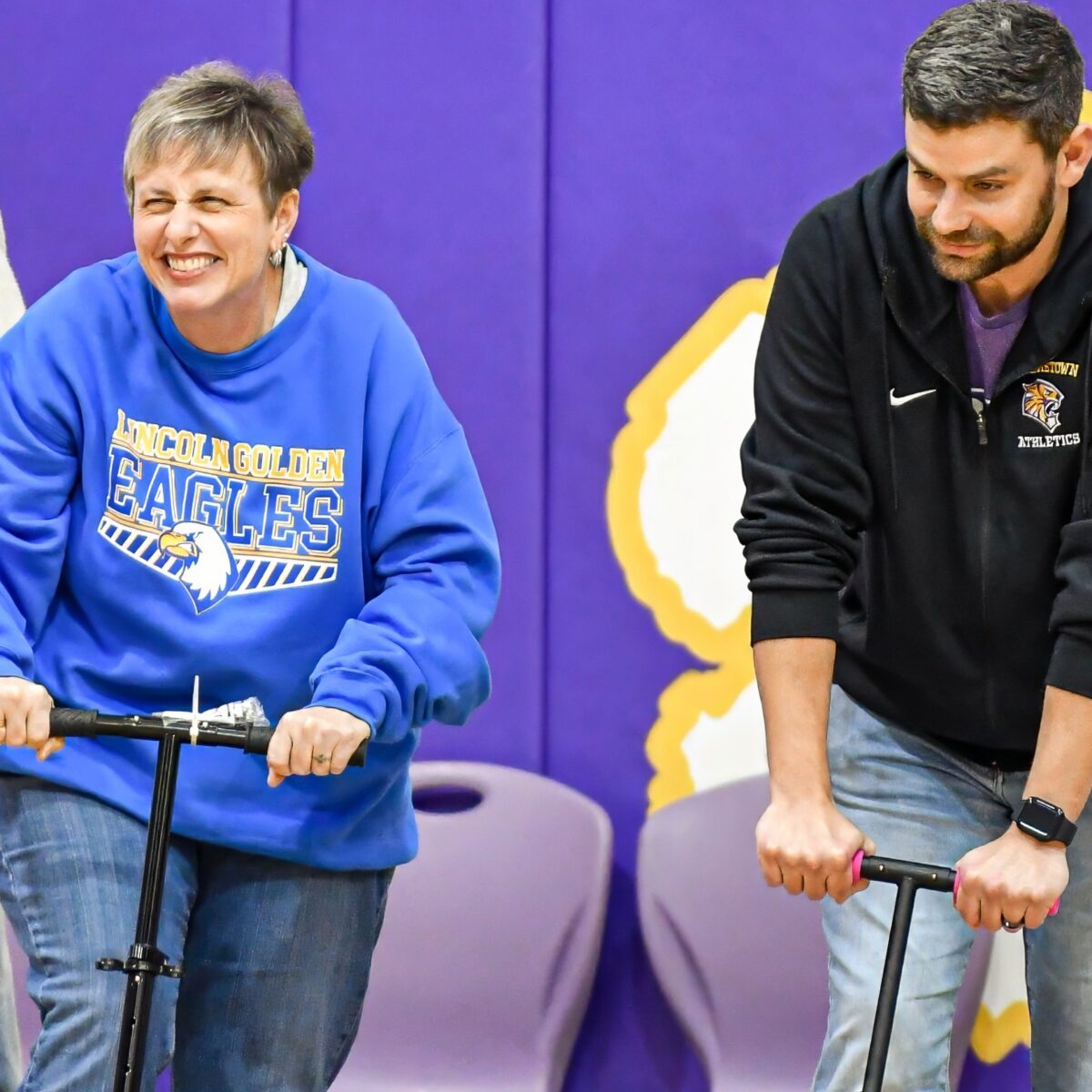 Scooter races help students