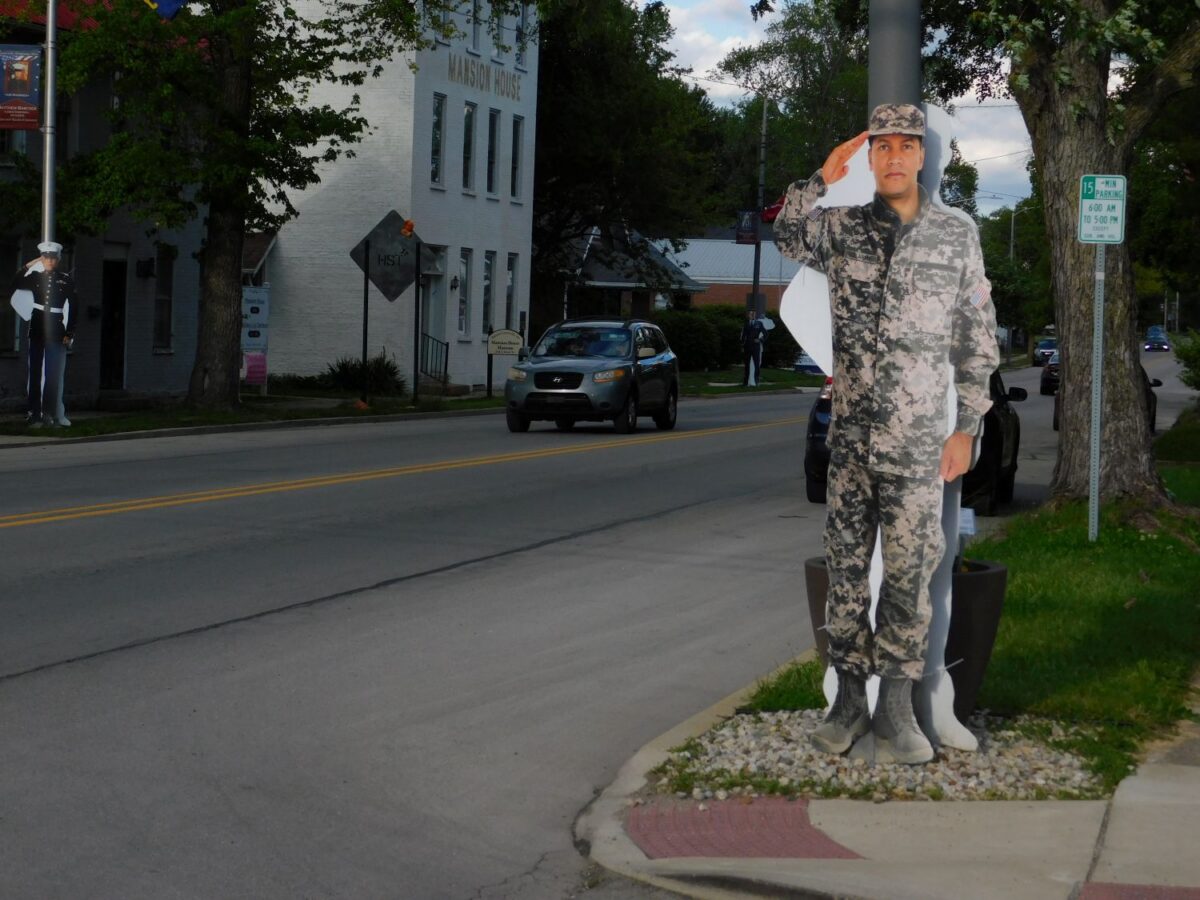 Theft of military cutouts frustrates council