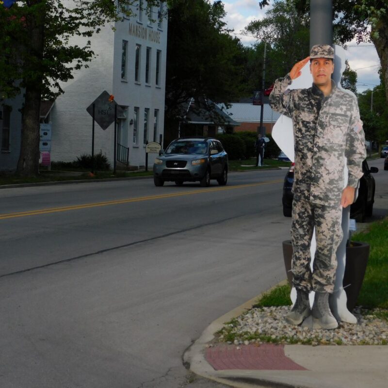 Theft of military cutouts frustrates council