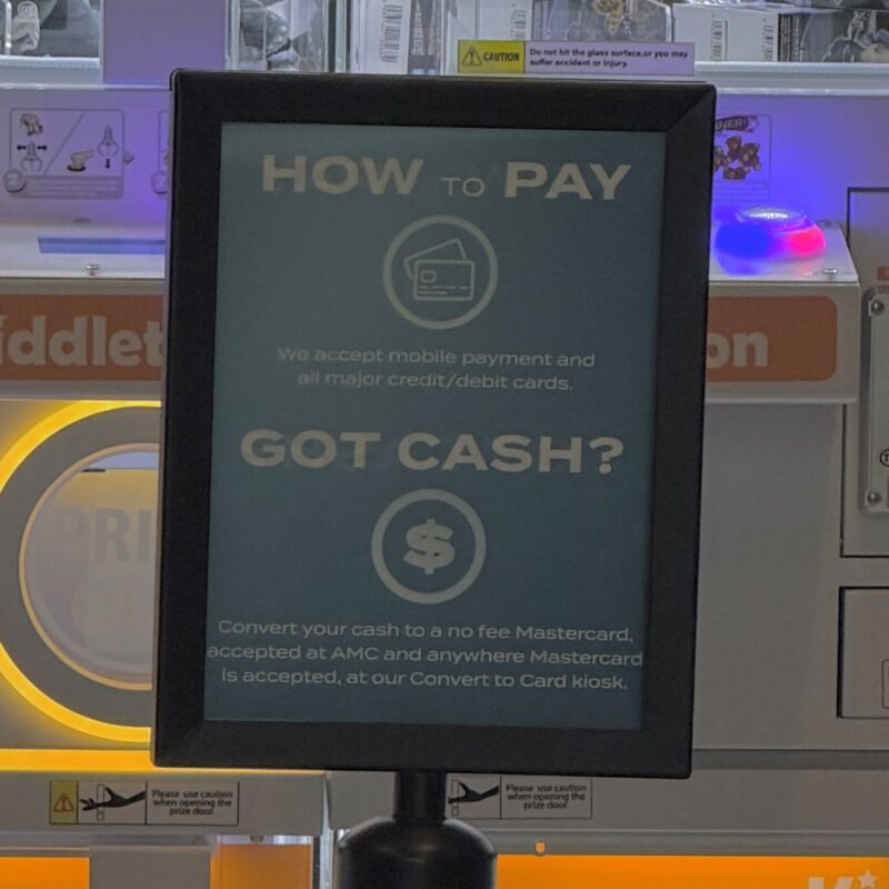 Businesses go cashless