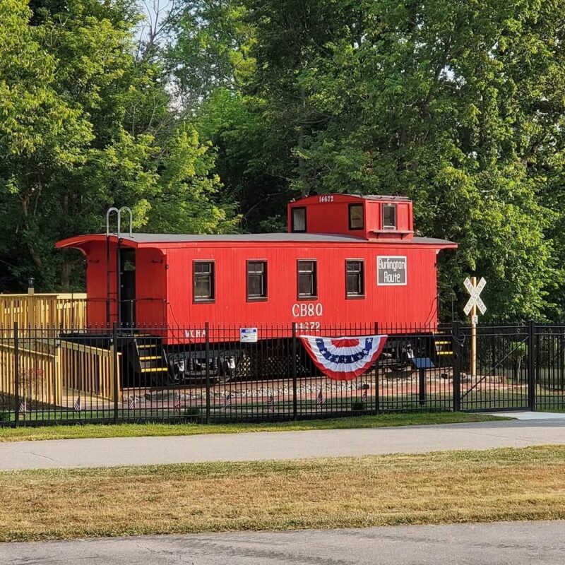 Farmers market, caboose opening for season