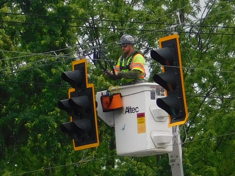 Oversize loads rerouted; stoplight returns
