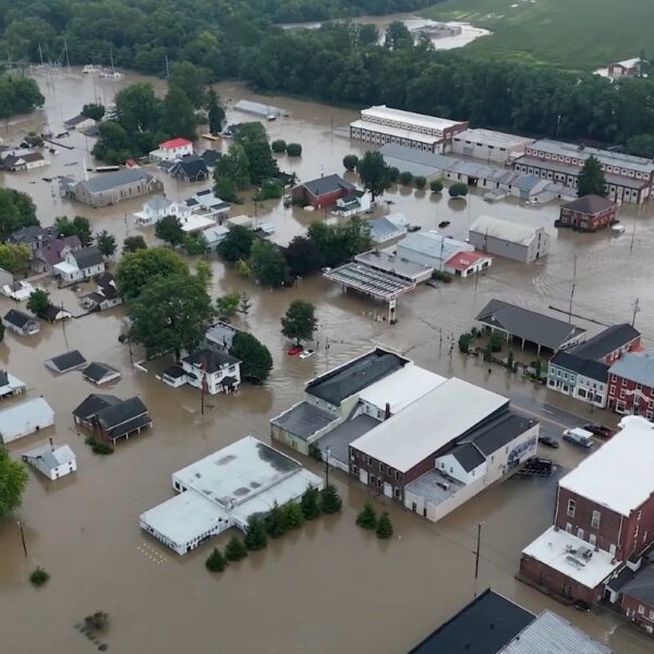 Community, building owners dig out