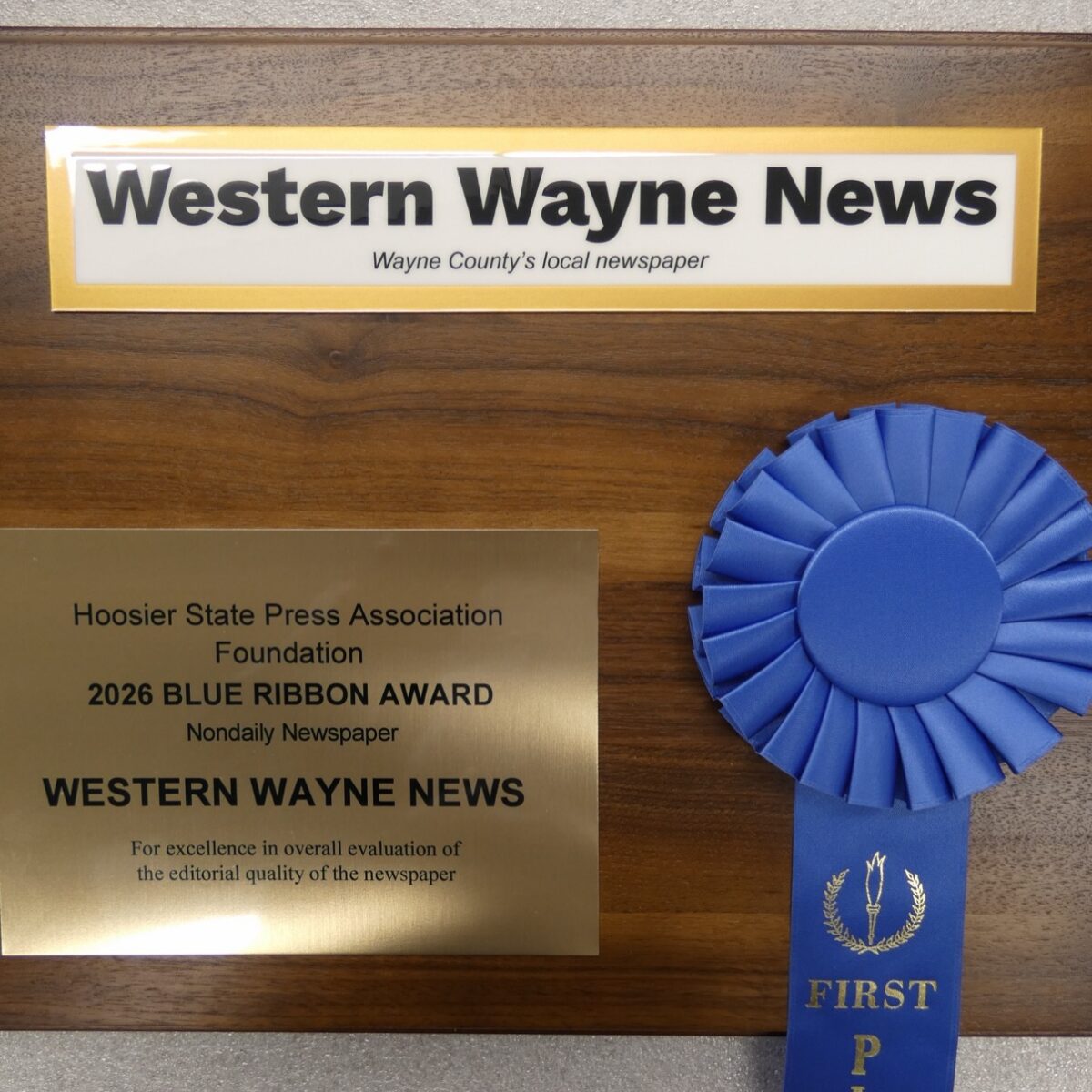 WWN receives Indiana journalism association’s highest honor