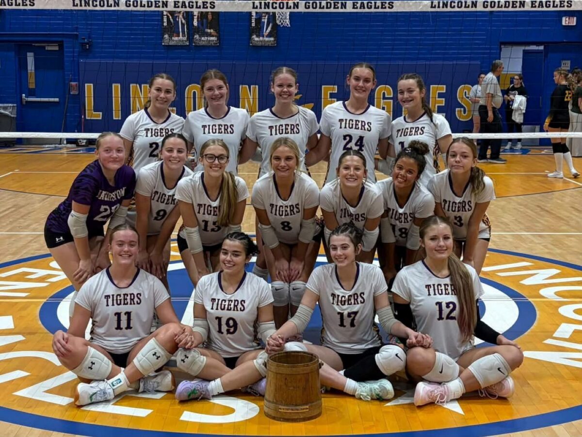 Lady Tigers win both county volleyball titles